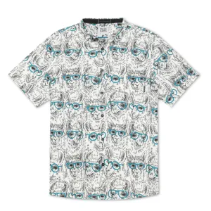 Llama 7 Seas Button Up