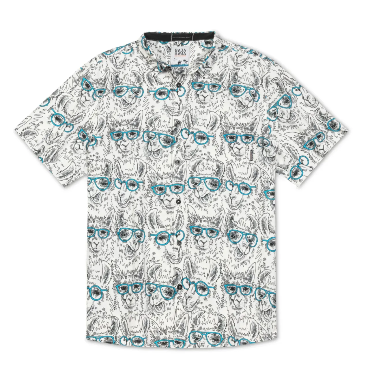 Llama 7 Seas Button Up