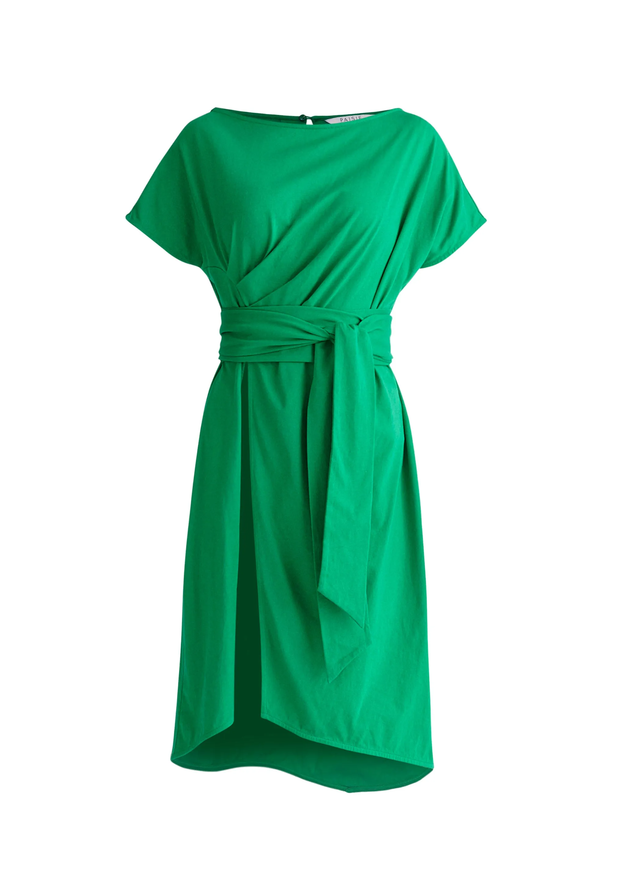 Long Waist Tie Cotton Top