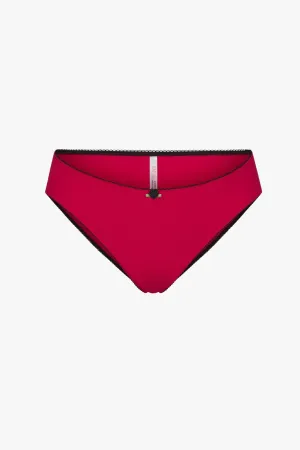 LOW RISE UNDERWEAR IN CHERRY/ONYX