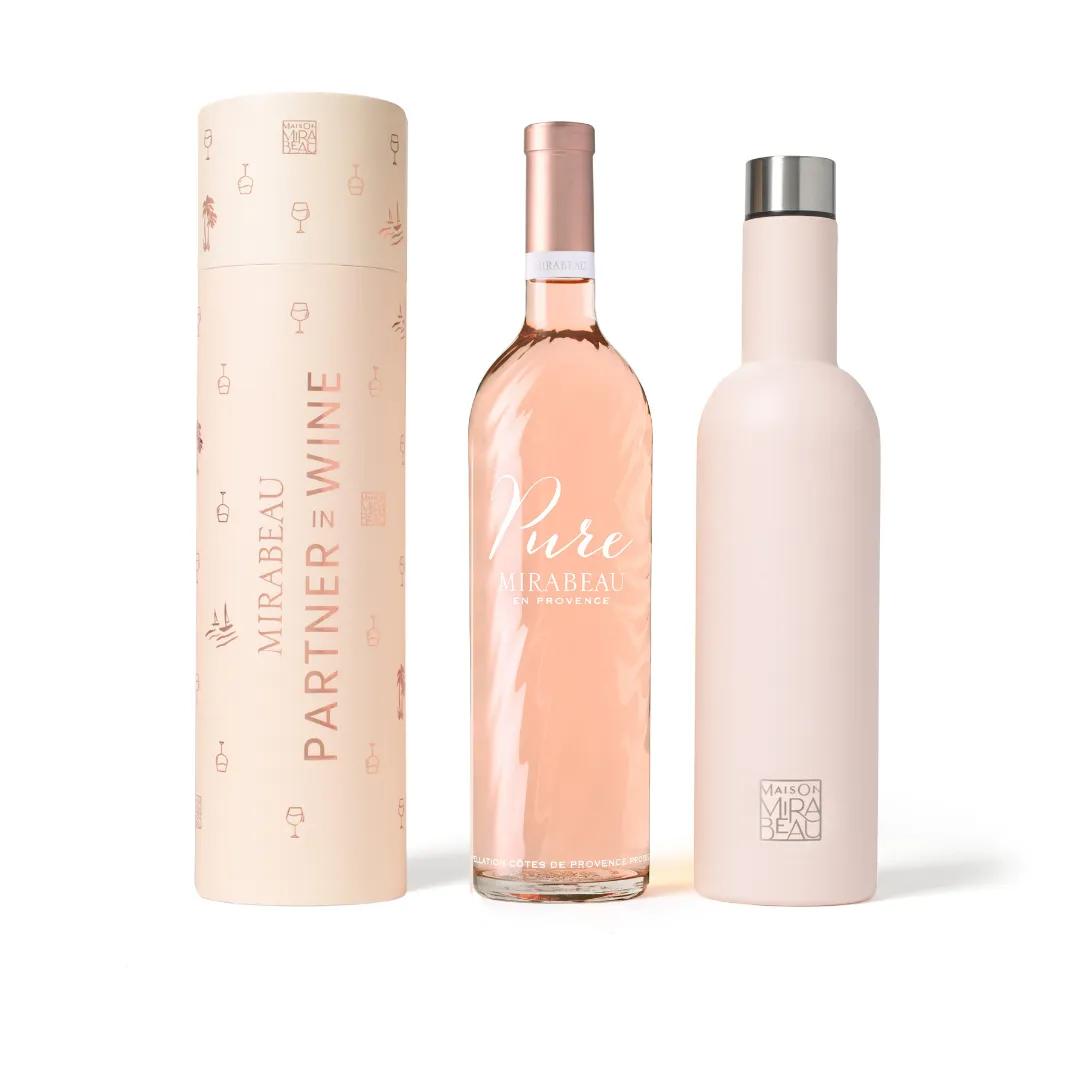 Maison Mirabeau x Partner in Wine Pure Pink Bottle Bundle