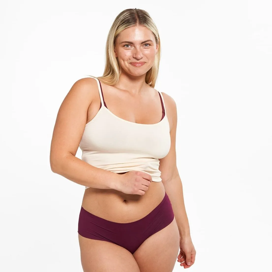 Mid-Rise Cheeky - Seamless Eco 2.0 - Shiraz
