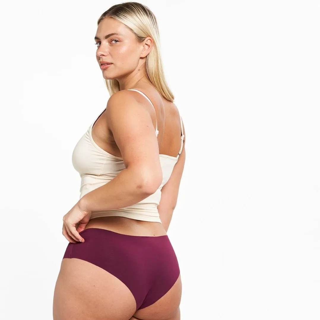 Mid-Rise Cheeky - Seamless Eco 2.0 - Shiraz