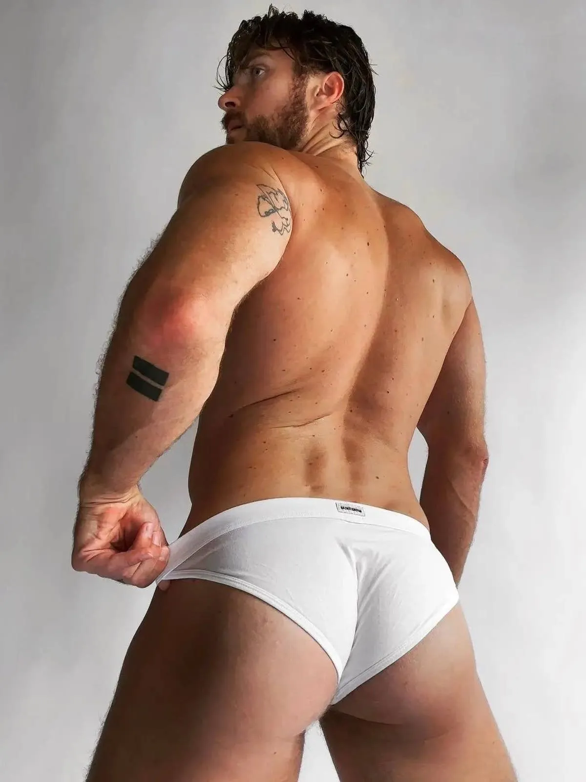 Mounderwear Mechanic Brief White