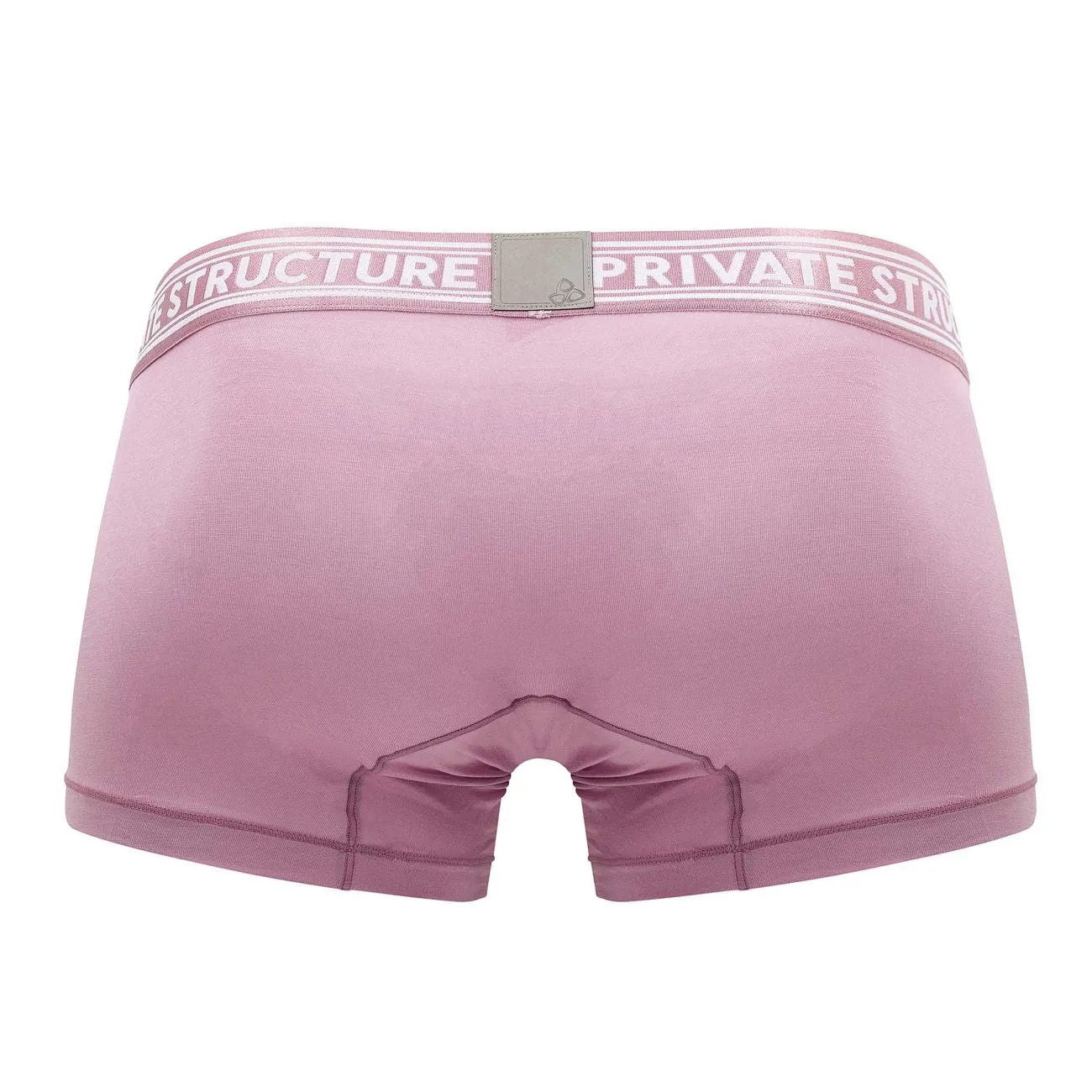 Private Structure PBUT4379 Bamboo Mid Waist Trunks Color Smoke Red