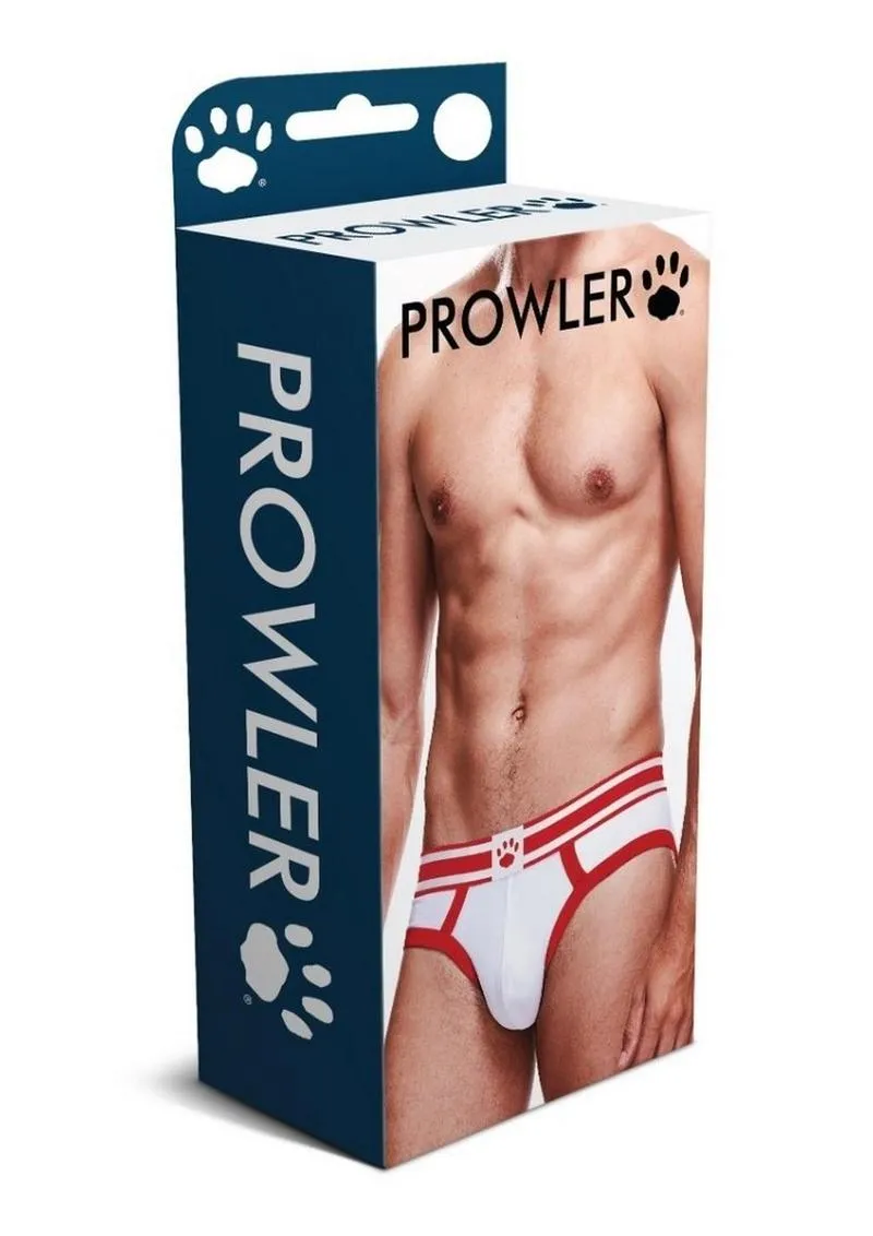 Prowler White/Red Brief