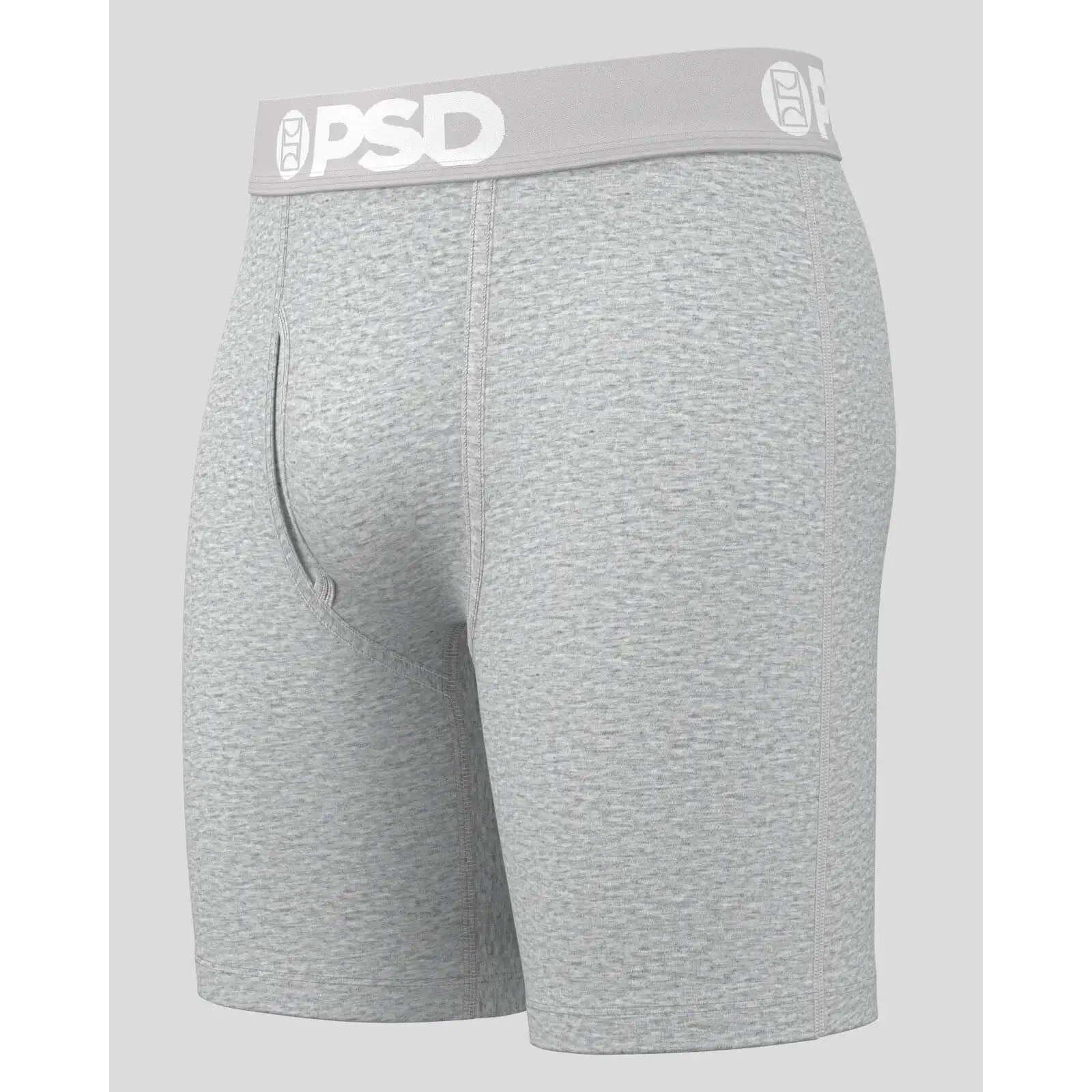 PSD Men's Gray Athl Grey Sld Modal Boxer Brief Extra Large Underwear - 224180164-GRY-XL