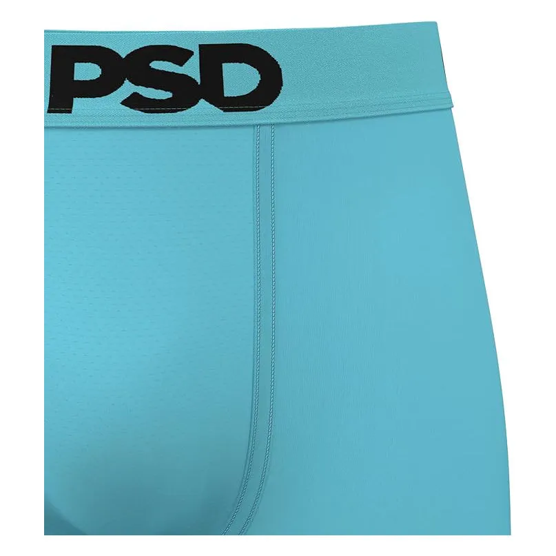 PSD Men's Light Blue Caribbean Sld Boxer Briefs Small Underwear - 224180097-LTB-S