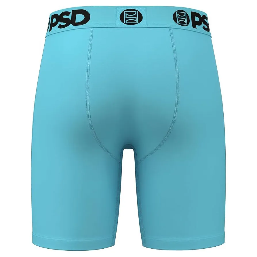 PSD Men's Light Blue Caribbean Sld Boxer Briefs Small Underwear - 224180097-LTB-S