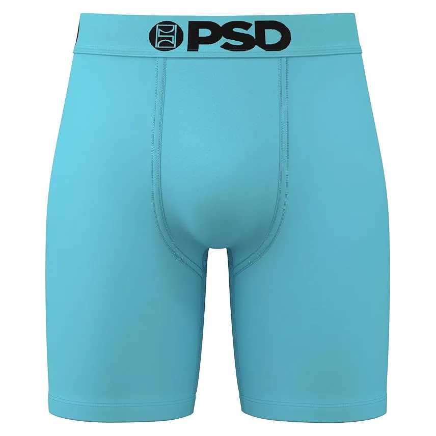 PSD Men's Light Blue Caribbean Sld Boxer Briefs Small Underwear - 224180097-LTB-S