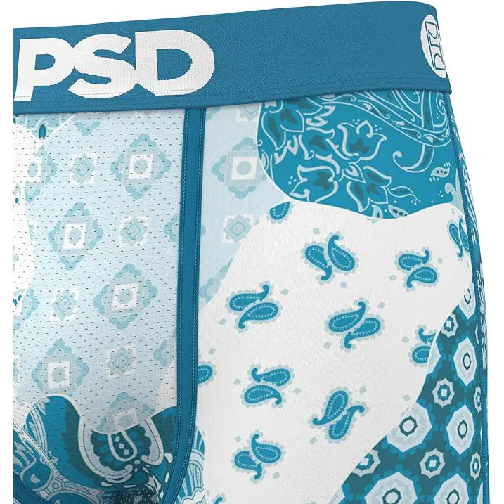 PSD Men's Multicolor Bandana Cool Boxer Briefs Medium Underwear - 224180055-MUL-M