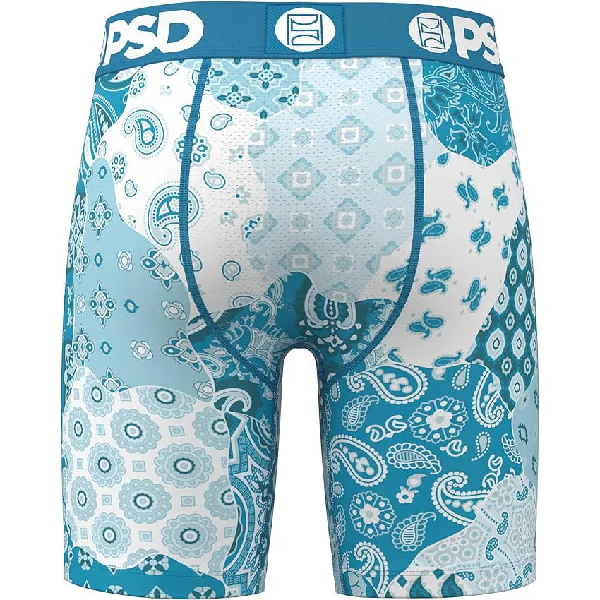 PSD Men's Multicolor Bandana Cool Boxer Briefs Medium Underwear - 224180055-MUL-M
