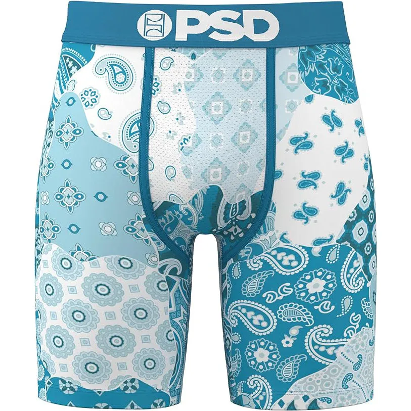 PSD Men's Multicolor Bandana Cool Boxer Briefs Medium Underwear - 224180055-MUL-M