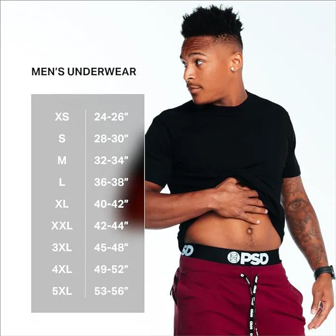 PSD Men's Multicolor Moisture-Wicking Fabric Cosmic Trip Boxer Brief Large Underwear - 423180045-MUL-L