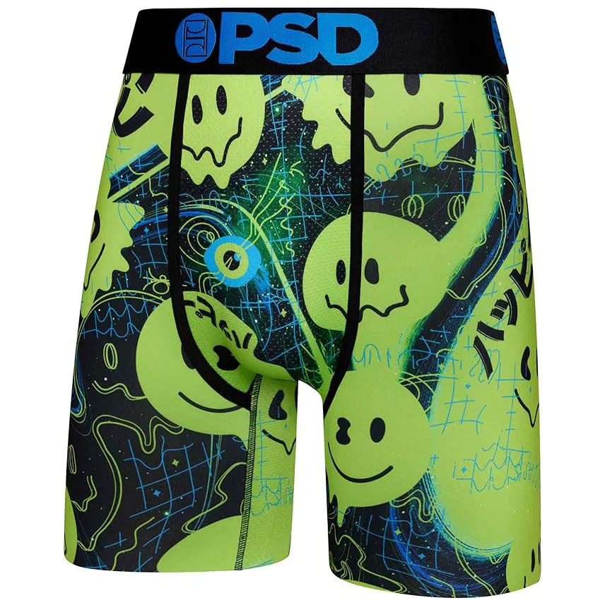 PSD Men's Multicolor Moisture-Wicking Fabric Cosmic Trip Boxer Brief Large Underwear - 423180045-MUL-L