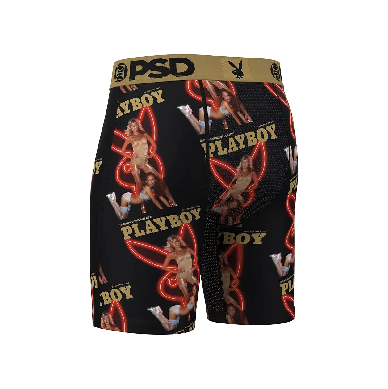 PSD Men's Multicolor Playboy Playmates Boxer Briefs Small Underwear - 324180005-MUL-S