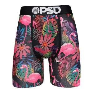 PSD Men's Printed Flamingo Leaves XX-Large Athletic Boxer Briefs Underwear - E12011054-PNK-XXL
