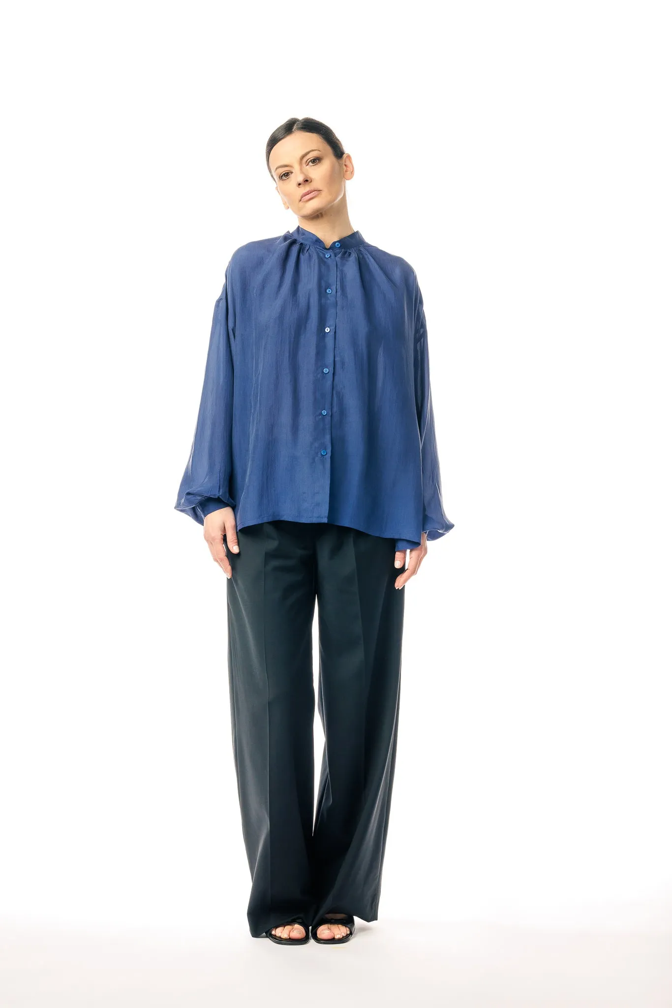 Purple Touch Silk Shirt