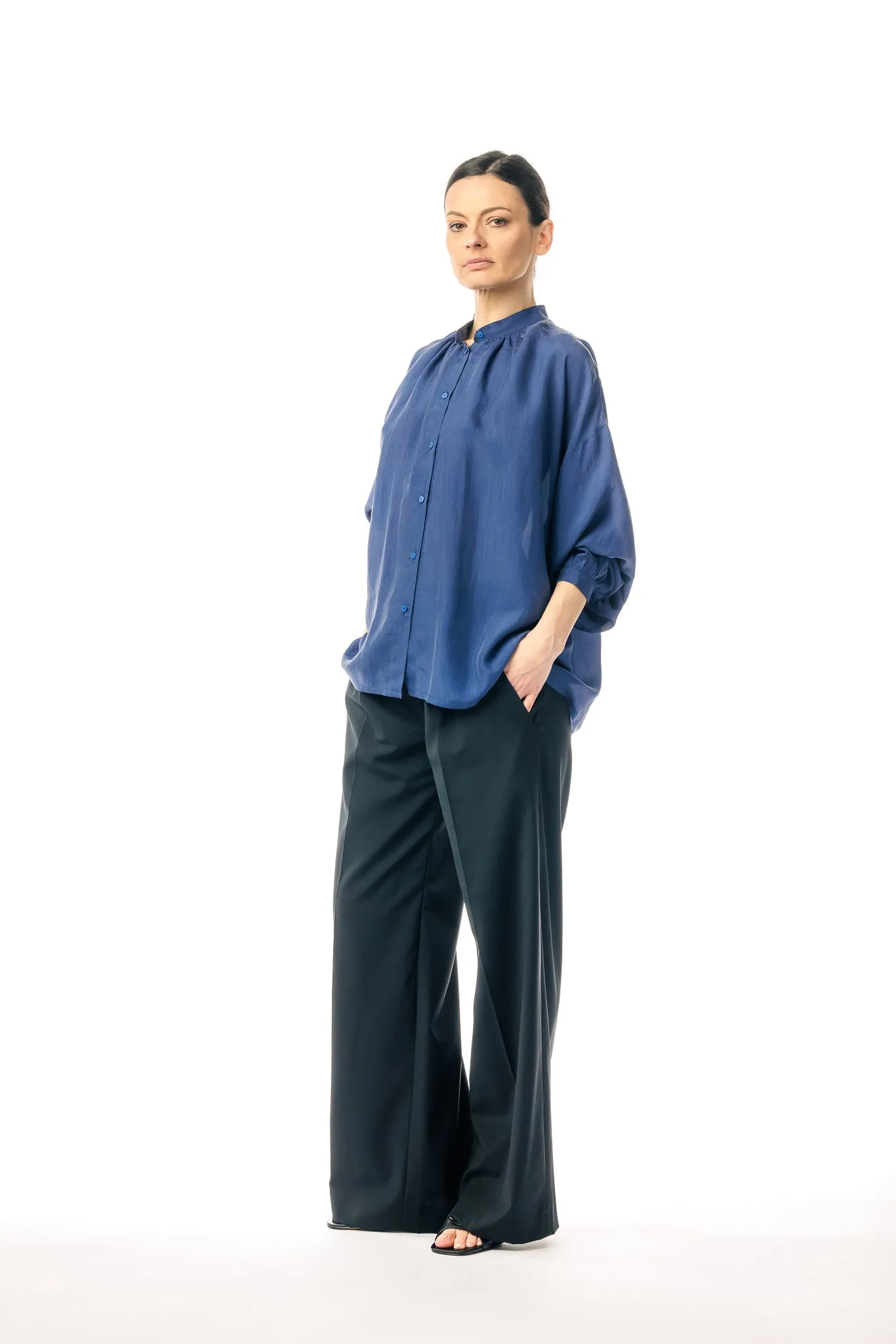 Purple Touch Silk Shirt