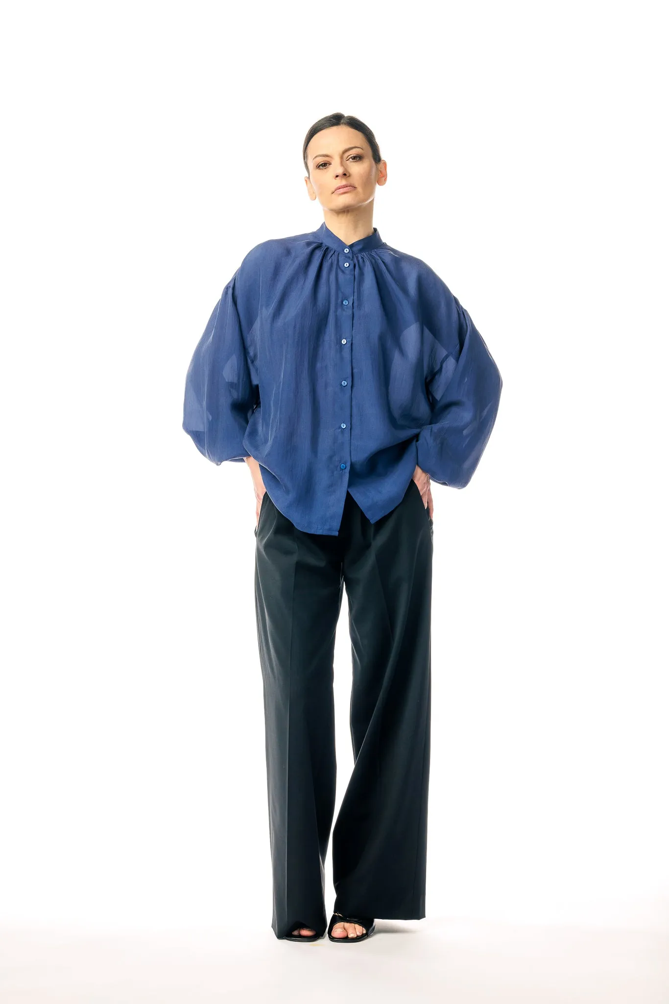 Purple Touch Silk Shirt