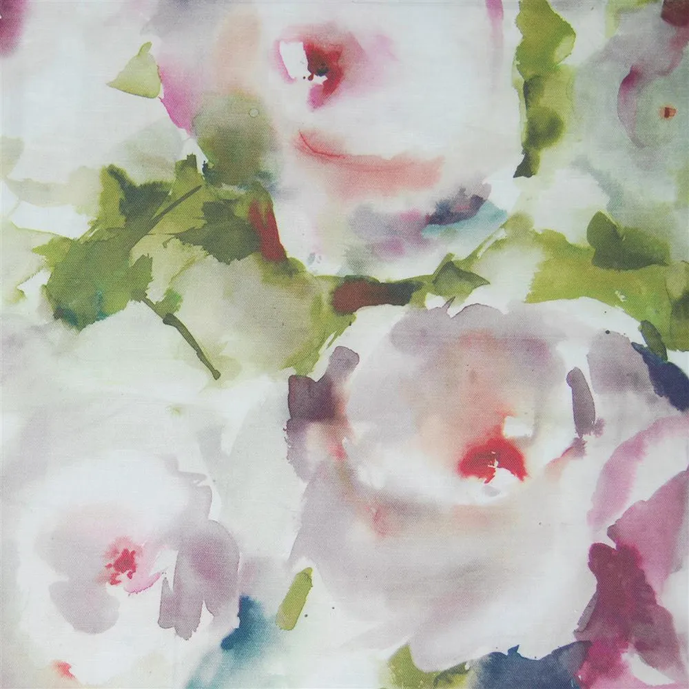 Rosa Printed Cotton Fabric (By The Metre) Spring