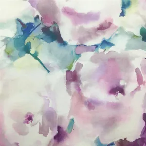 Rosa Printed Cotton Fabric Remnant Orchid