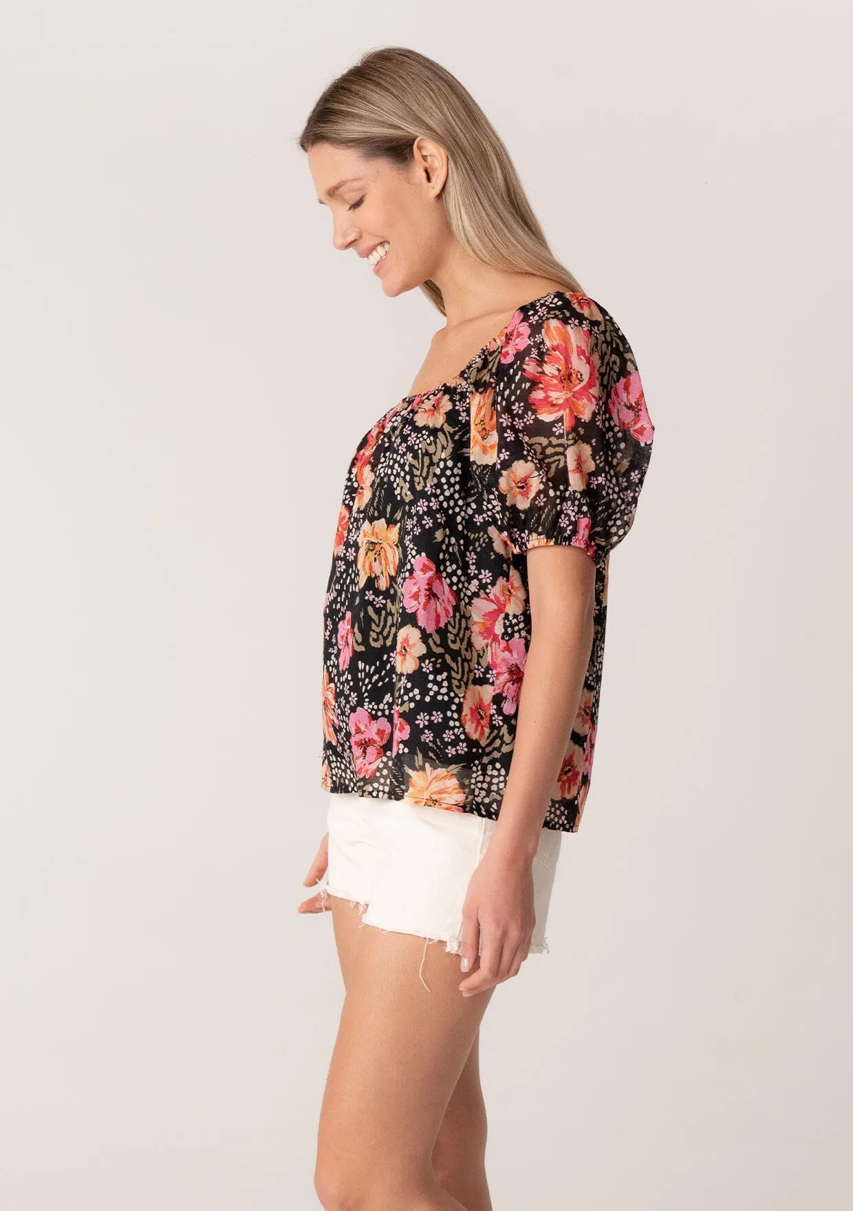 Rowena Puff Sleeve Top