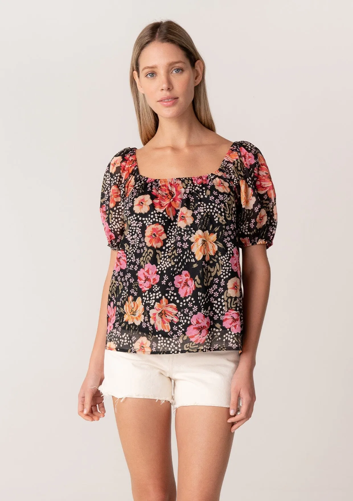 Rowena Puff Sleeve Top