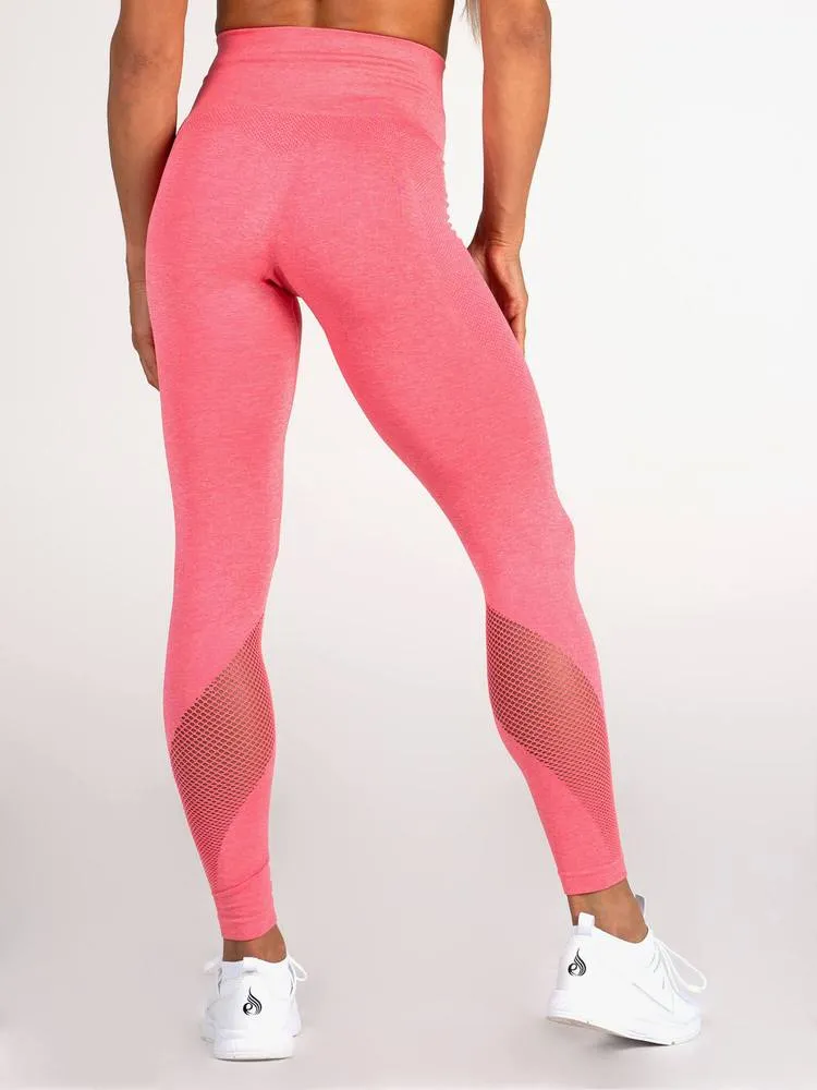 Ryderwear Seamless Tights - Coral Marl