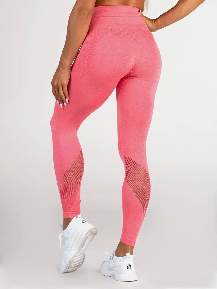 Ryderwear Seamless Tights - Coral Marl