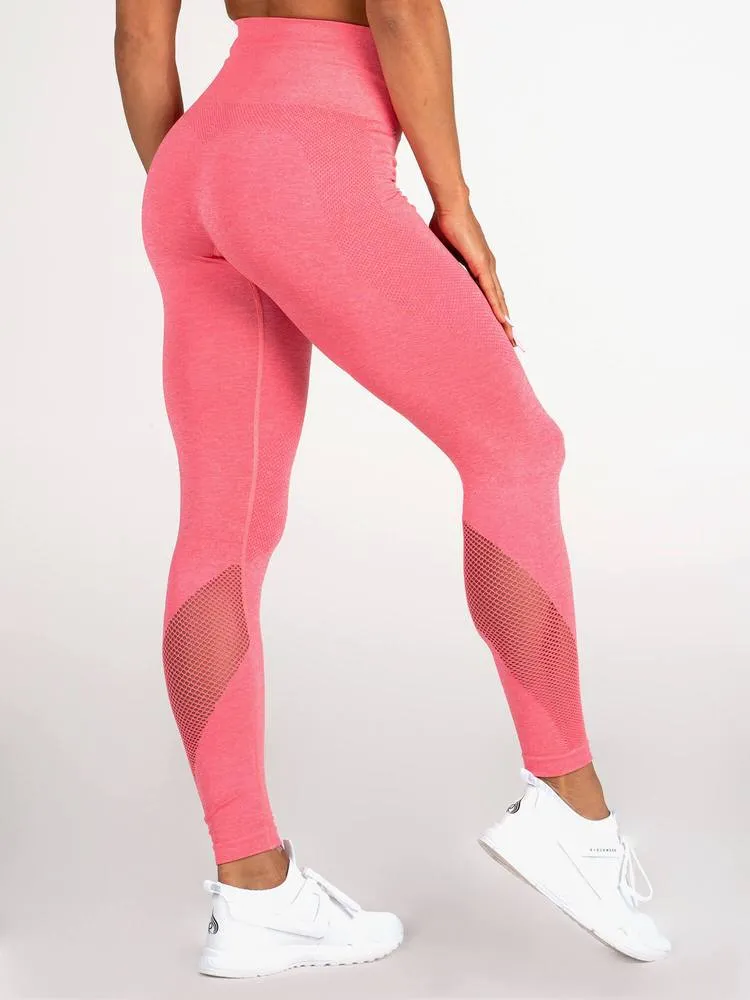 Ryderwear Seamless Tights - Coral Marl