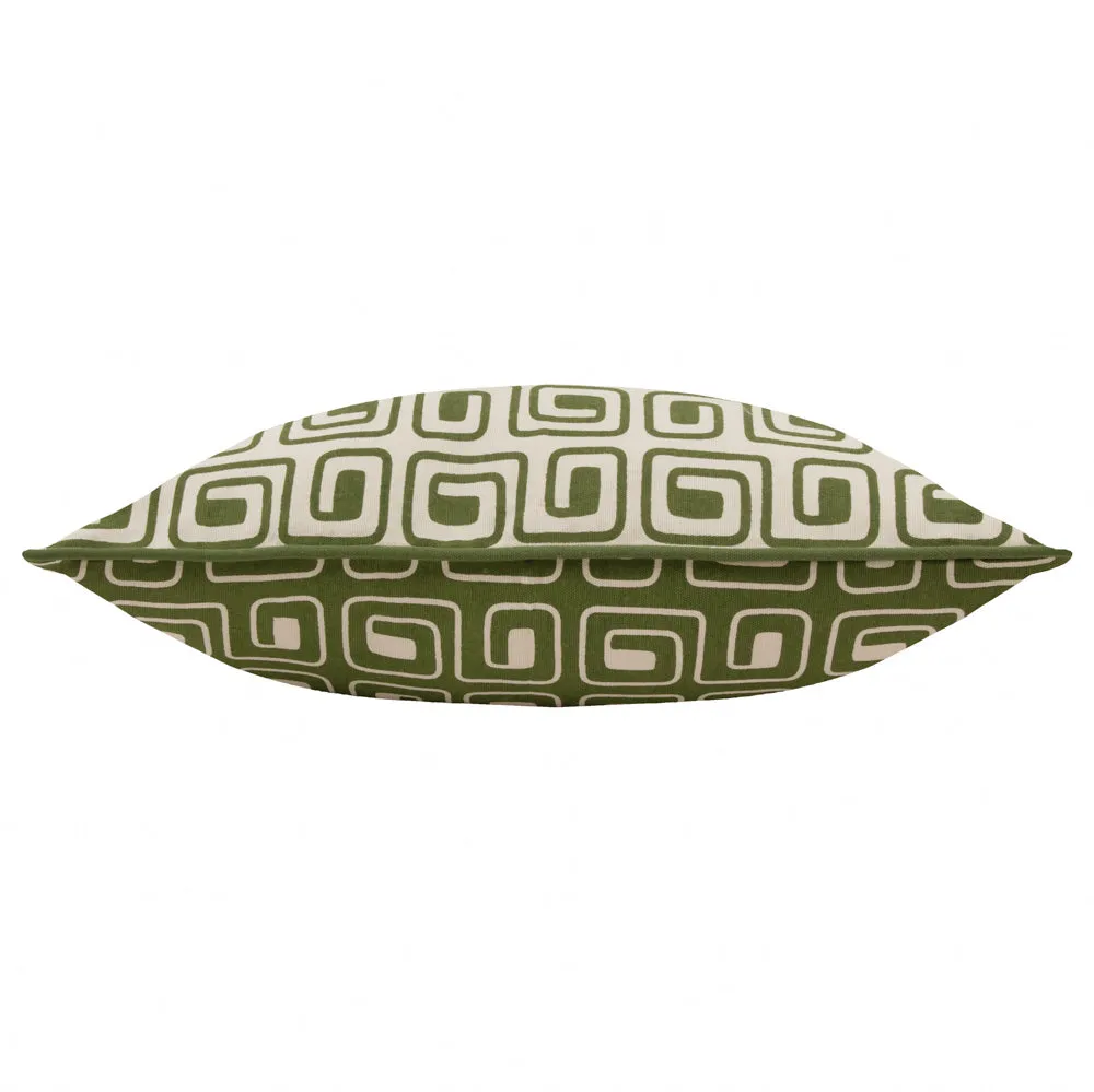 Safara Printed Cushion Olive