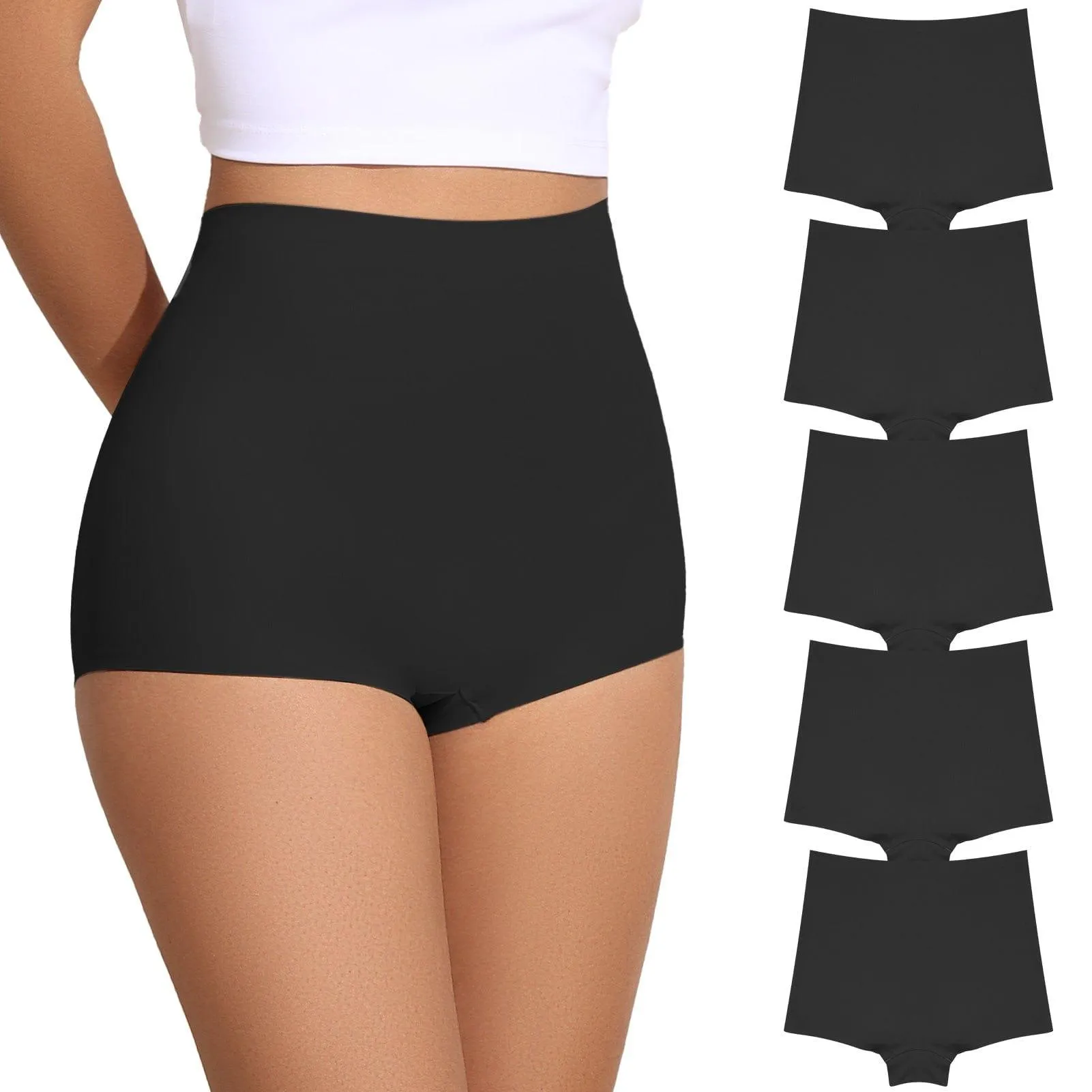 Seamless Boy Shorts Underwear for Women