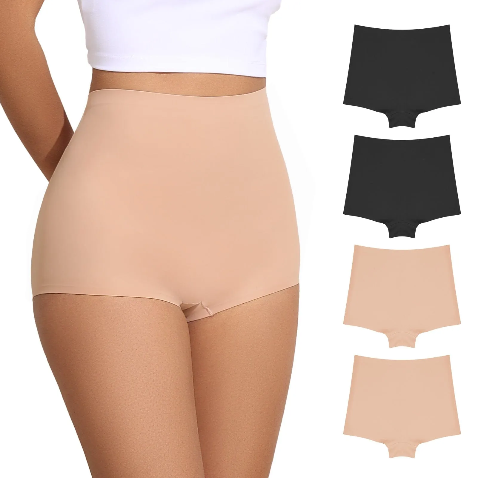 Seamless Boy Shorts Underwear for Women