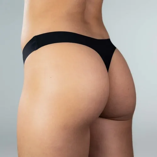 Seamless Thong Black