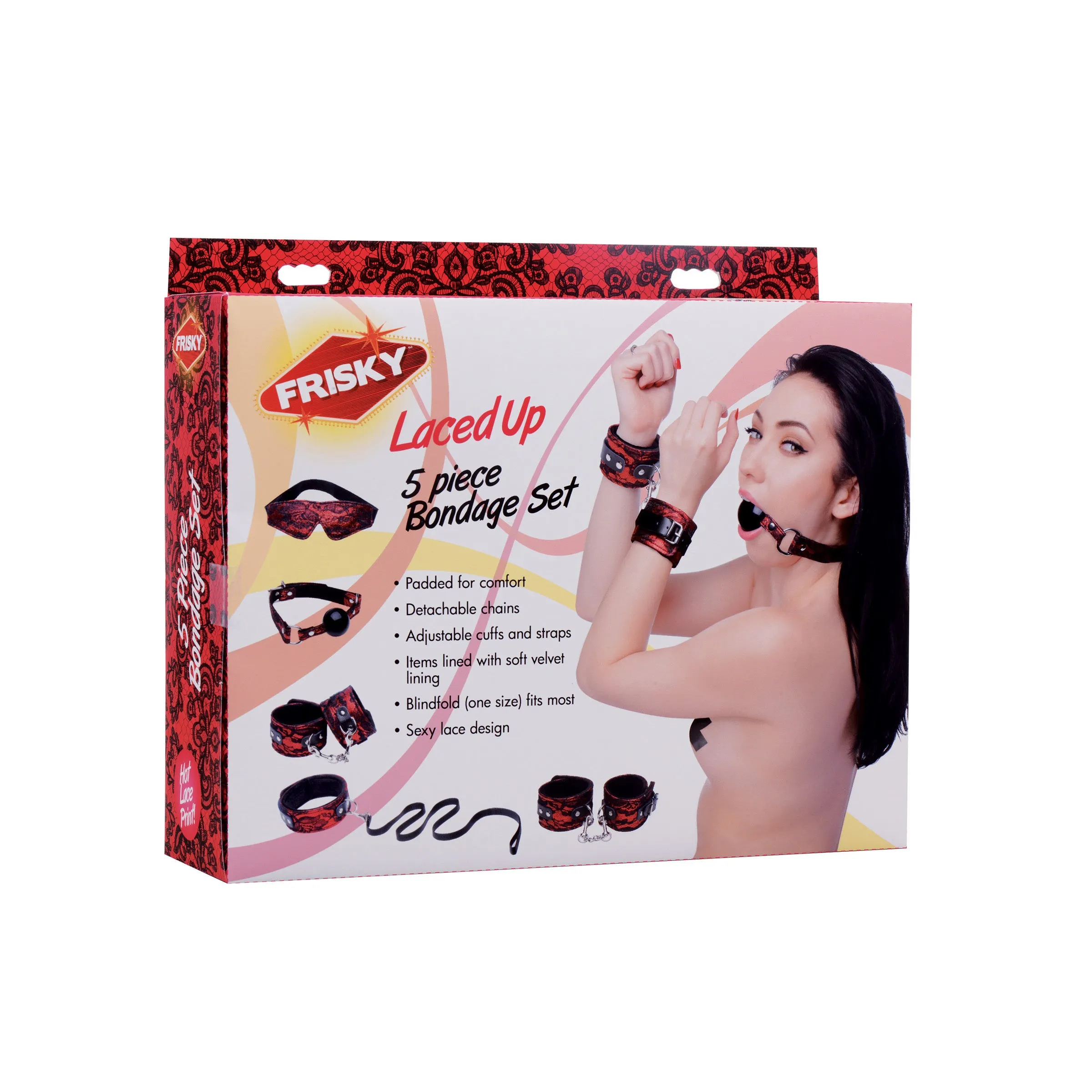 Seductive Lace Bondage Set