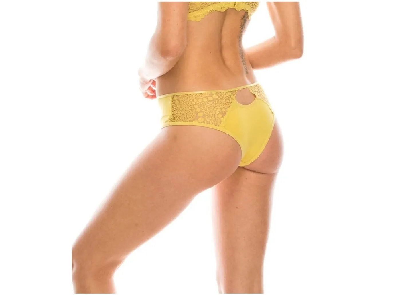 Silky Crochet Lace & Cutout Panties