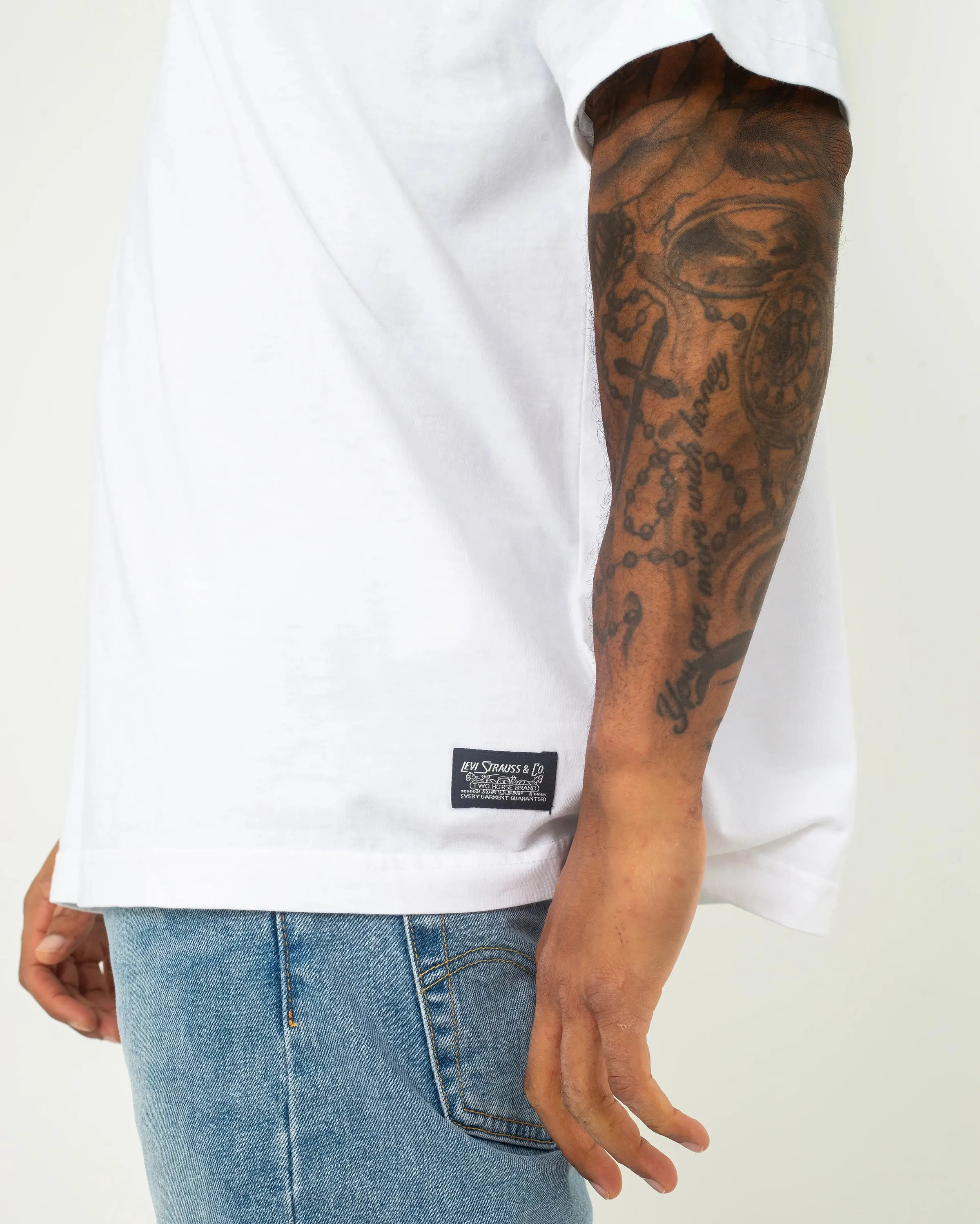 Skateboarding Graphic Boxy T-Shirt in White