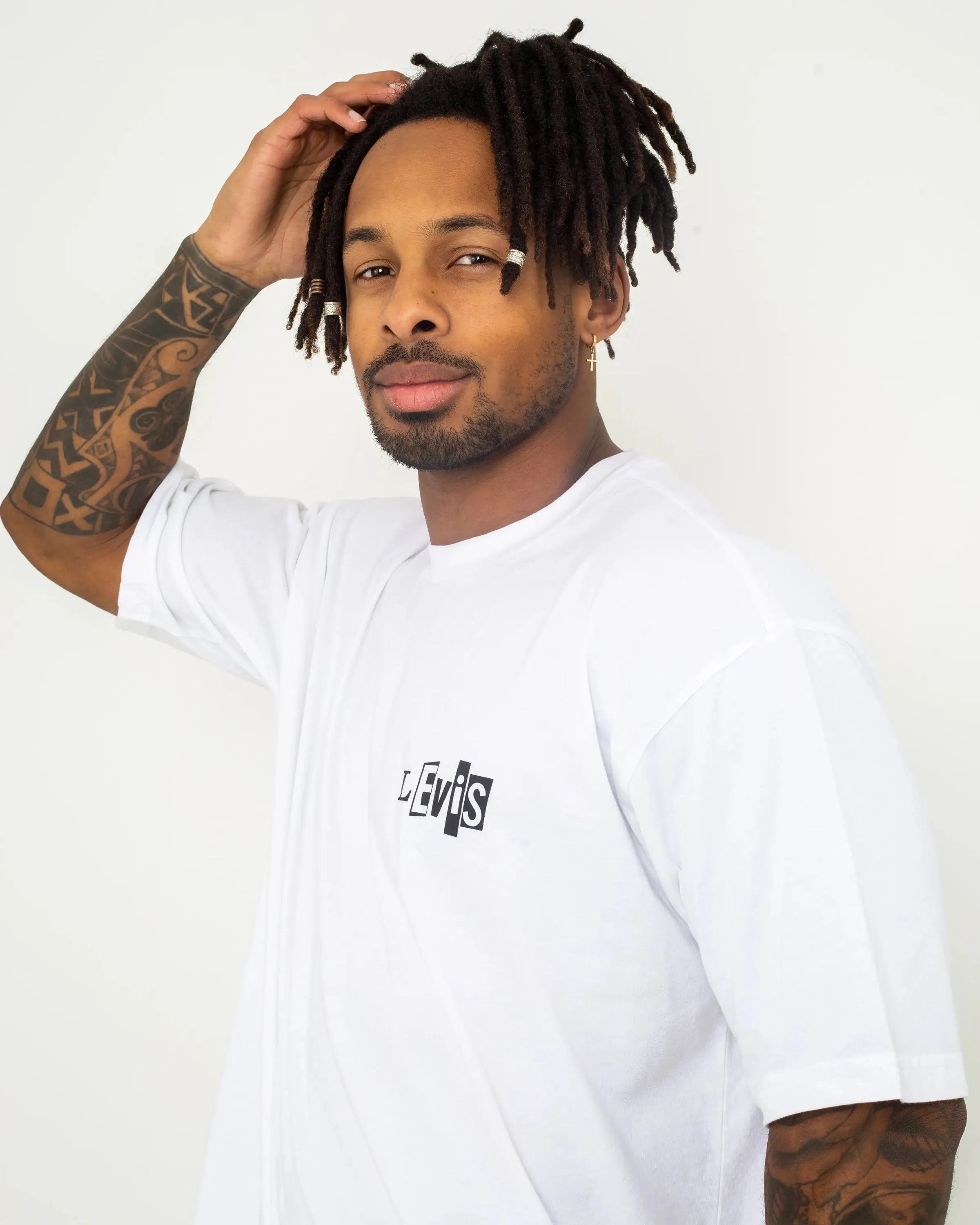 Skateboarding Graphic Boxy T-Shirt in White