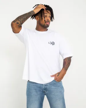 Skateboarding Graphic Boxy T-Shirt in White