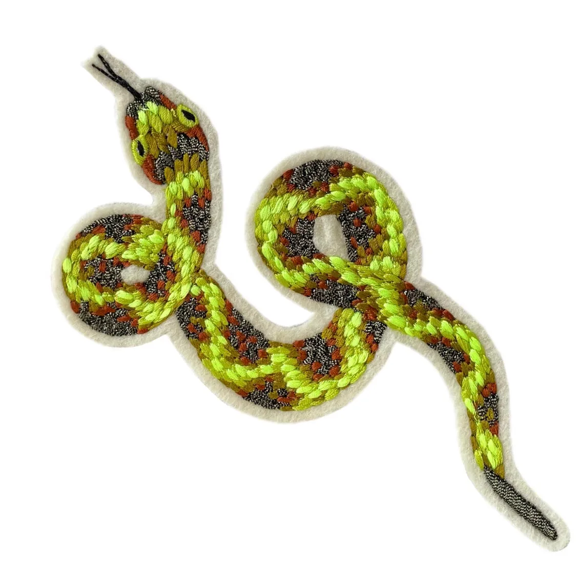 Snake Embroidered Patch