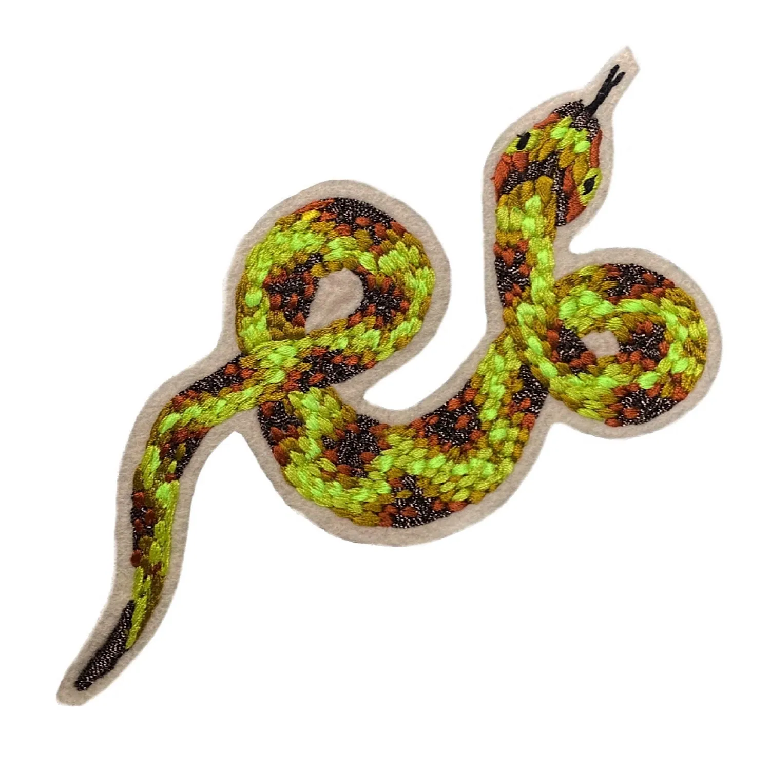 Snake Embroidered Patch