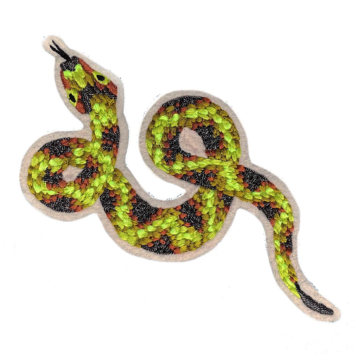 Snake Embroidered Patch