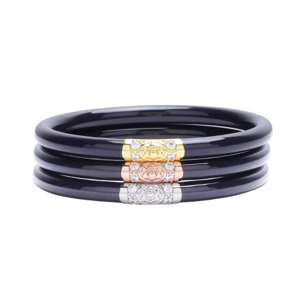 Three Kings Bangles Navy 3 Set