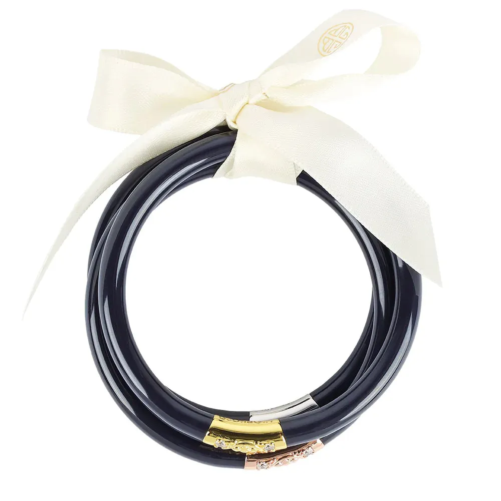 Three Kings Bangles Navy 3 Set