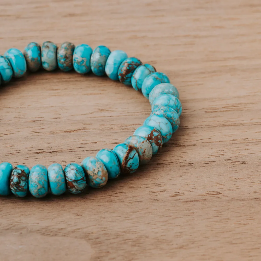 Turquoise Buddha Charm Bracelet