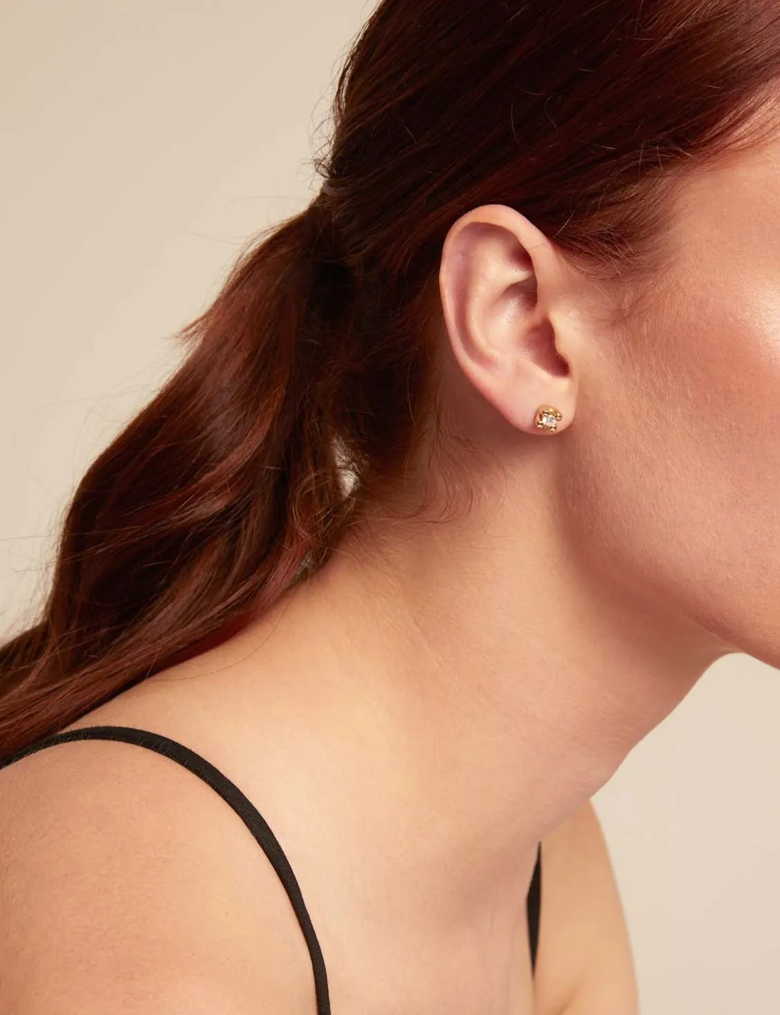UNOde50 Spiritual Cosmos Cubic Zirconia Silver-Plated Earrings