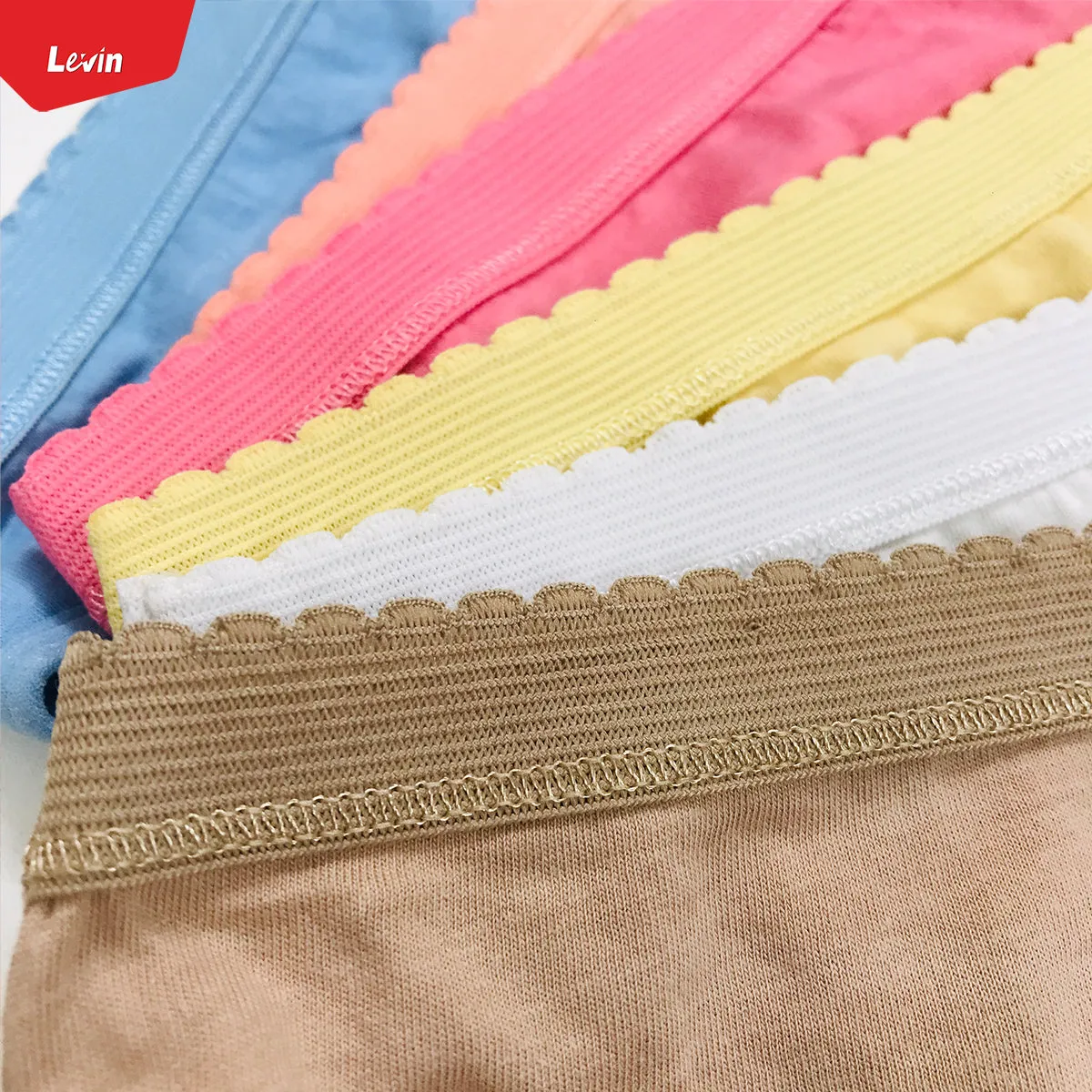 Women's Cotton Casual Elasticated Solid Color Half back panties