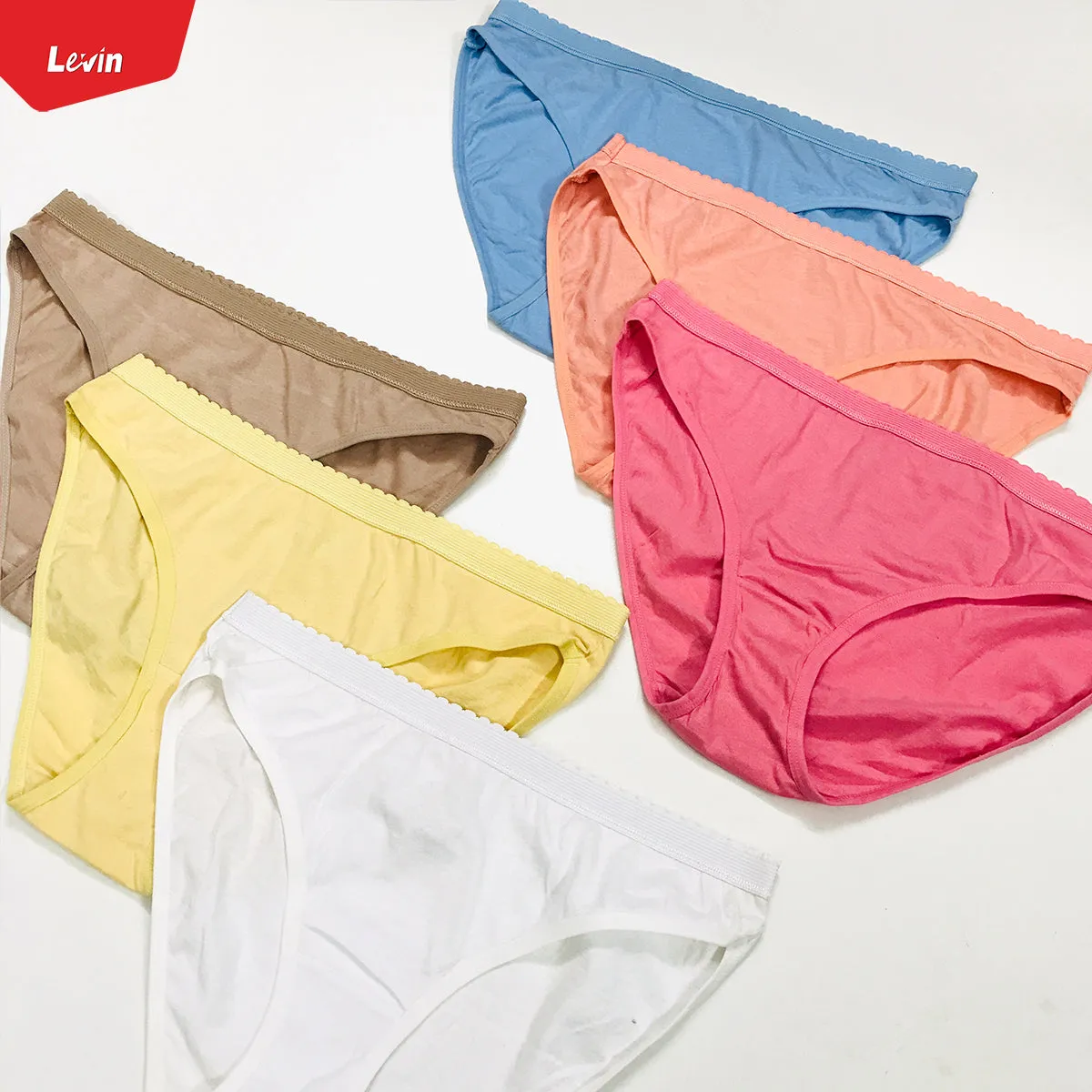Women's Cotton Casual Elasticated Solid Color Half back panties
