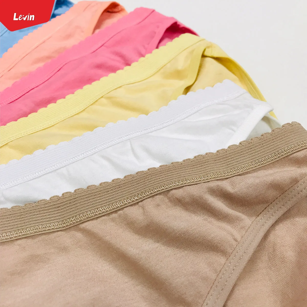 Women's Cotton Casual Elasticated Solid Color Half back panties